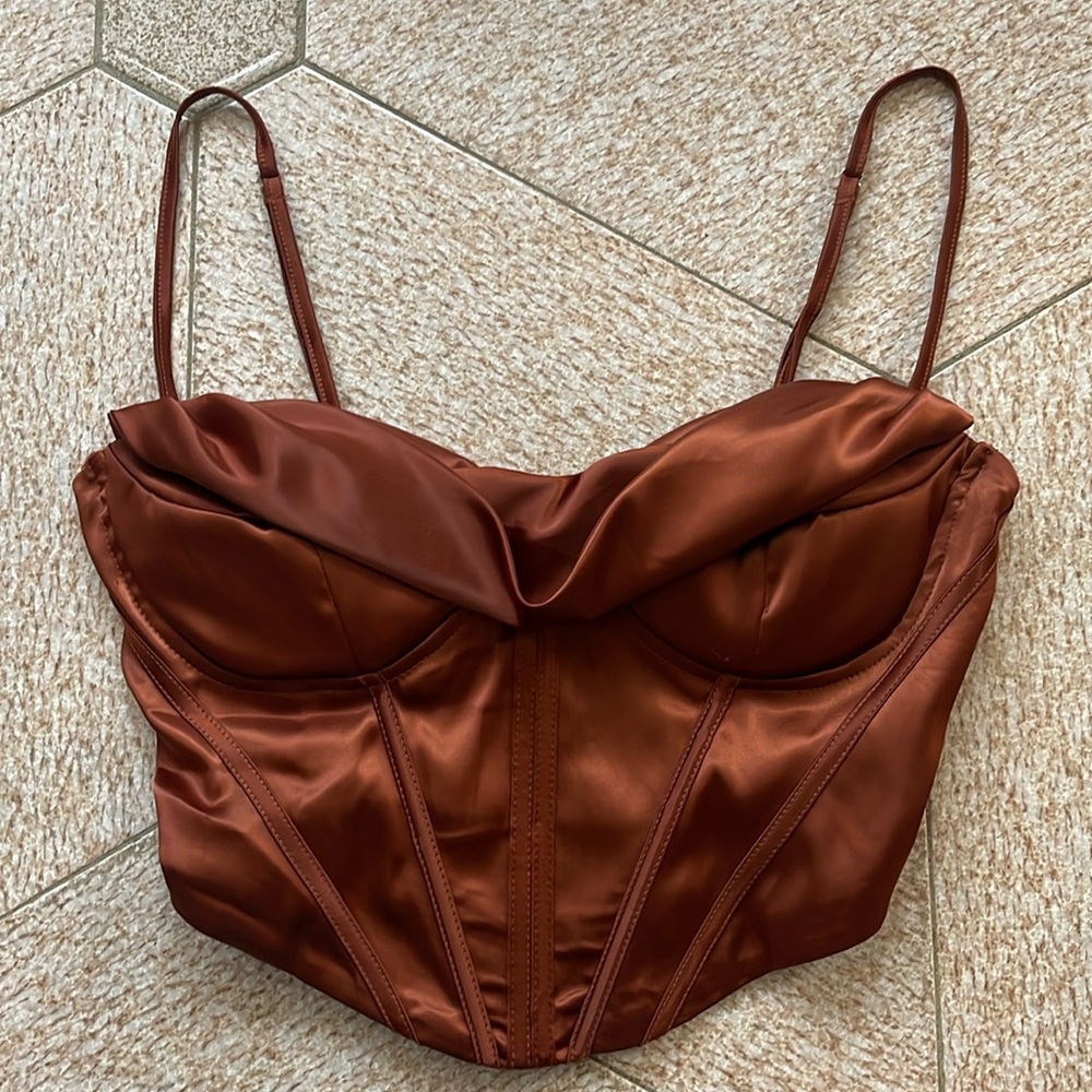 Brown Corset Top